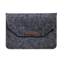 Envelop Style Wool Felt Laptop Sleeve Case Bag for MacBook Pro Air, iPad pro 12.9 Tablet, Surface Lenovo Dell HP Acer Noteboob