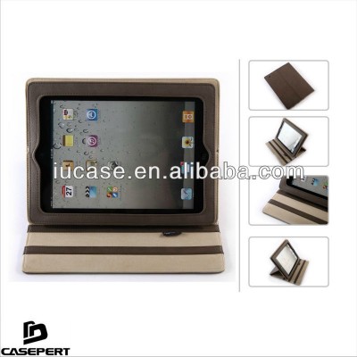 Premium PU Leather Universal Tablet Case for Tablets for iPad 2 3 4 Brown Color